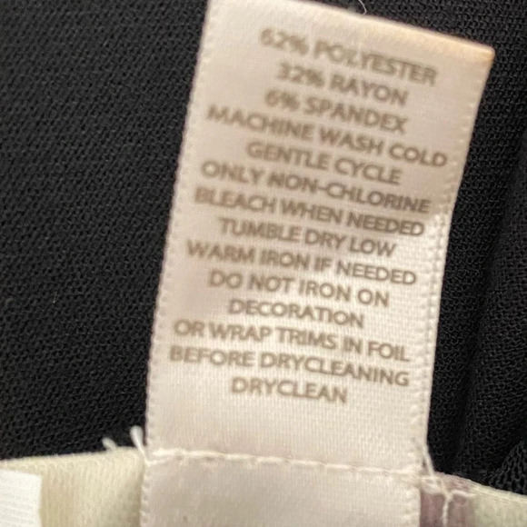 LOFT Pearl Detailed Collar Black Sheath Dress Sleeveless Cocktail Party … - Picture 12 of 12